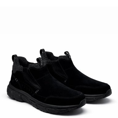 ZAPATOS HOMBRE JARMAN NEGRO HK-222 CUERO - 2
