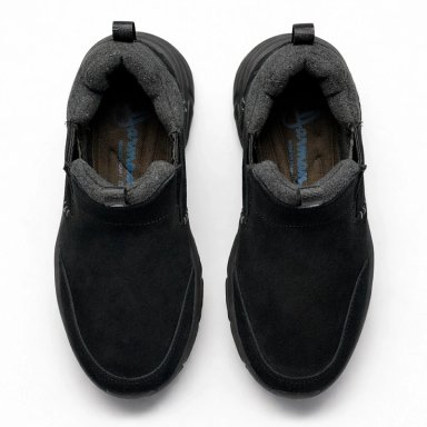 ZAPATOS HOMBRE JARMAN NEGRO HK-222 CUERO - 4
