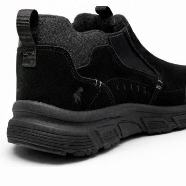 ZAPATOS HOMBRE JARMAN NEGRO HK-222 CUERO - 6