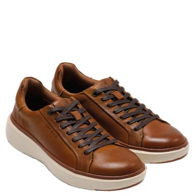 ZAPATILLAS HOMBRE JARMAN CASUALES CAMEL HKY12-01 CUERO - 2