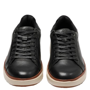 ZAPATILLAS HOMBRE JARMAN CASUALES NEGRO HKY12-01 CUERO - 3