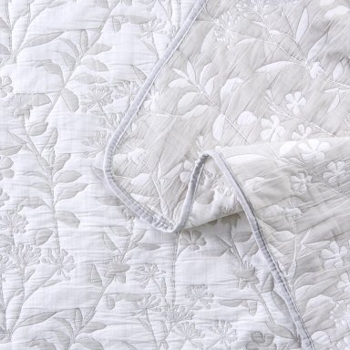 CUBRECAMA ALESSA JACQUARD GIARDIN 1.5 PLAZAS VERDE - 3