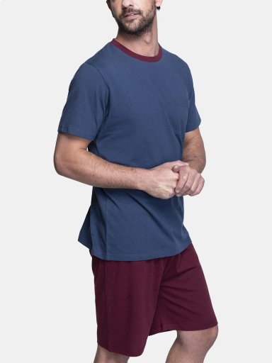 PIJAMA HOMBRE TOP ALGODÓN  - 1