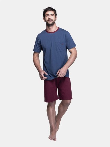 PIJAMA HOMBRE TOP ALGODÓN  - 2