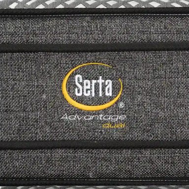 CAMA EUROPEA SERTA ADVANTAGE DUAL 2 PLAZAS + RESPALDO URBAN ARENA - 6