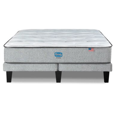 CAMA EUROPEA SIMMONS DREAMER 2 PLAZAS + RESPALDO URBAN ARENA - 2