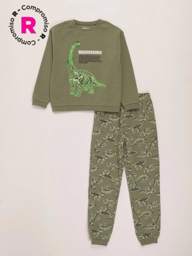 PIJAMA NIÑO HARVEST DINO - 1