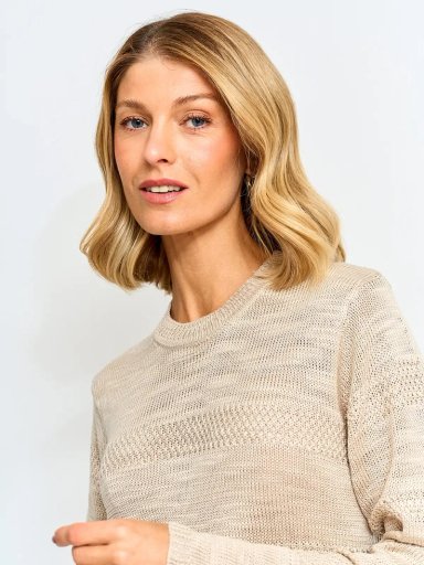 SWEATER MUJER AZIZ MANGA LARGA - 3
