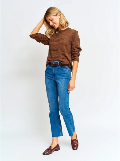 SWEATER MUJER AZIZ MANGA LARGA - 4