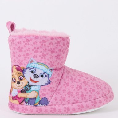 PANTUFLAS BOTINES NIÑA PAW PATROL ROSADO - 1