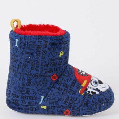 BOTINES PANTUFLA NIÑO PAW PATROL AZUL  - 1