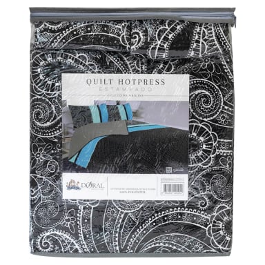 QUILT DORAL HOTPRESS ESTAMPADO ORIGINS 1.5 PLAZAS D13 - 4