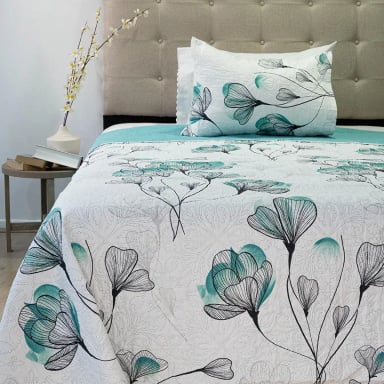 QUILT DORAL HOTPRESS ESTAMPADO ORIGINS 1.5 PLAZAS D11 - 1