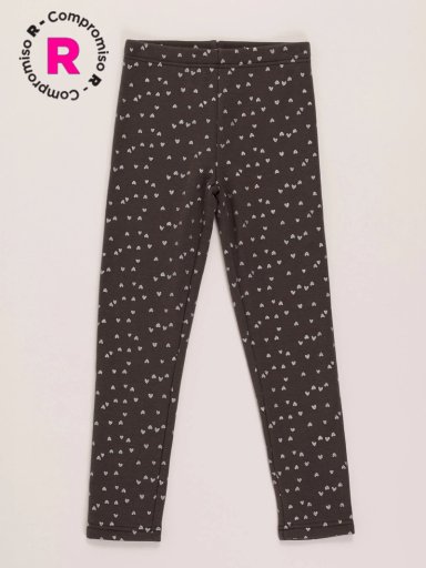 CALZA NIÑA HARVEST ESTAMPADA POLAR INTERIOR - 1