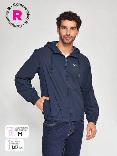 CHAQUETA HOMBRE PEPE JEANS CORTAVIENTO - 1