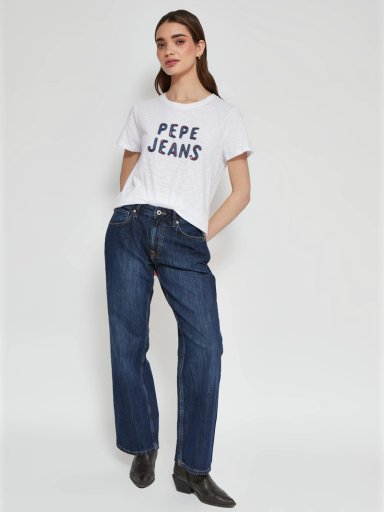 POLERA MUJER PEPE JEANS ALGODÓN LENTEJUELAS - 4