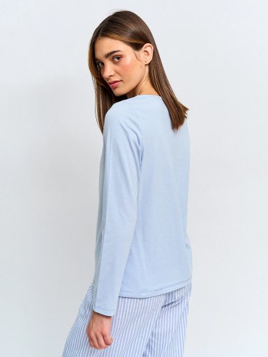 TOP PIJAMA MUJER INDEX MANGA LARGA - 2