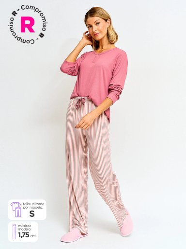 BOTTOM DE PIJAMA MUJER MARQUIS RECTO - 1