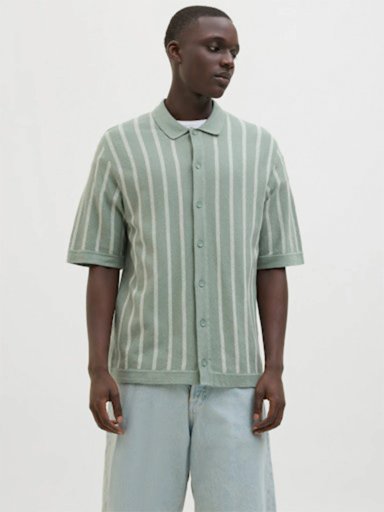 CAMISA HOMBRE JACK & JONES ALGODÓN MANGA CORTA - 1