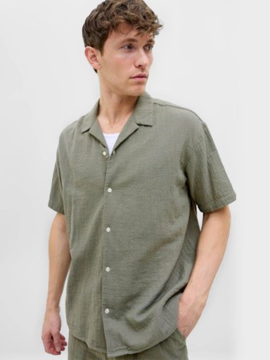 CAMISA HOMBRE JACK & JONES ALGODÓN MANGA CORTA - 2