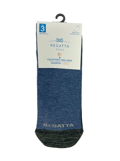PACK X3 CALCETINES HOMBRE REGATTA ALGODÓN  - 5
