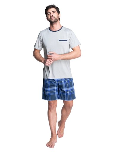 PIJAMA HOMBRE TOP ALGODÓN  - 1
