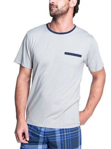 PIJAMA HOMBRE TOP ALGODÓN  - 3