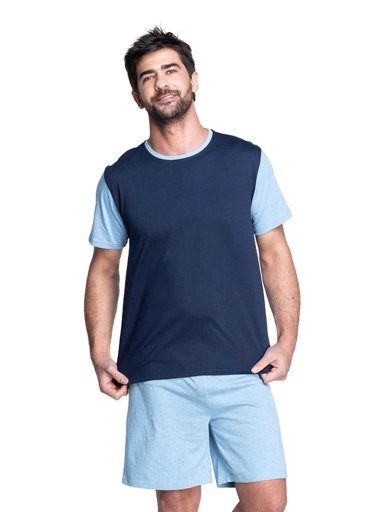 PIJAMA HOMBRE TOP ALGODÓN  - 1
