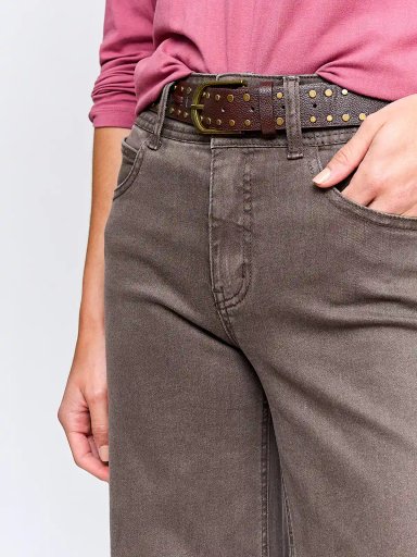 PANTALÓN MUJER TATIENNE ALGODÓN WIDE LEG - 4