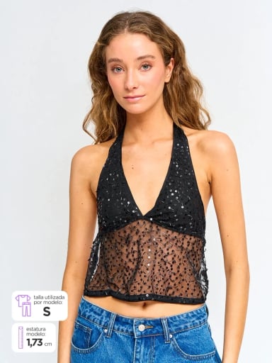 BLUSA MUJER INDEX SIN MANGAS - 1