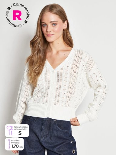 SWEATER MUJER AEROPOSTALE ALGODÓN  - 1