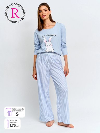 PIJAMA PANTALÓN MUJER INDEX RECTO ARMA TU PIJAMA - 1