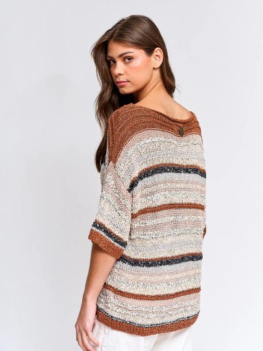 SWEATER MUJER TATIENNE ALGODÓN BRILLOS - 2