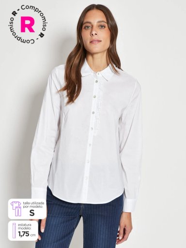 BLUSA MUJER REGATTA ALGODÓN MANGA LARGA CAMISERA - 1