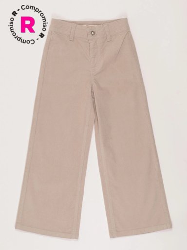 PANTALÓN NIÑA HARVEST WIDELEG COTELE - 1