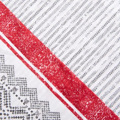 JUEGO DE SÁBANAS MASHINI ESTAMPADA 144 HILOS 2 PLAZAS SNOW - 4
