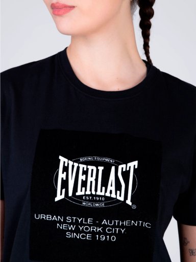 POLERA MANGA CORTA MUJER EVERLAST PASSPORT NEGRO - 3