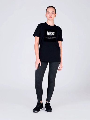 POLERA MANGA CORTA MUJER EVERLAST PASSPORT NEGRO - 4