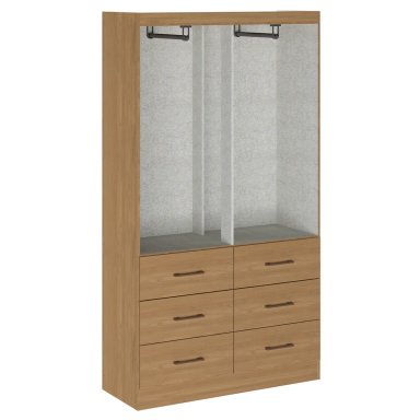 CLOSET EXIT DAKAR 4P 6C ROBLE - 2