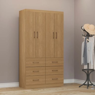 CLOSET EXIT DAKAR 4P 6C ROBLE - 4
