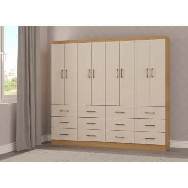 CLOSET EXIT DAKAR 8P 12C CHAMPAGNE ROBLE - 5