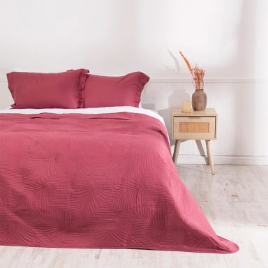 QUILT MASHINI CORDOBA LISO KING BURDEO - 1