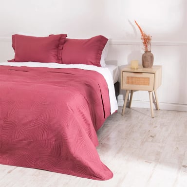 QUILT MASHINI CORDOBA LISO KING BURDEO - 2