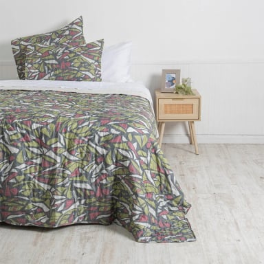 QUILT MASHINI TOLEDO MF ESTAMPADO 2 PLAZAS STONE - 1