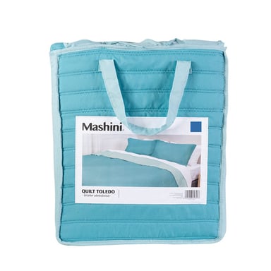 QUILT MASHINI TOLEDO MF 2 PLAZAS CALIPSO/CELESTE - 5