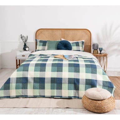 QUILT MASHINI CORDOBA ESTAMPADO 2 PLAZAS ROMANA - 1