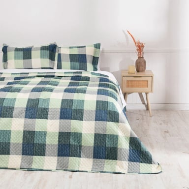 QUILT MASHINI CORDOBA ESTAMPADO 2 PLAZAS ROMANA - 3