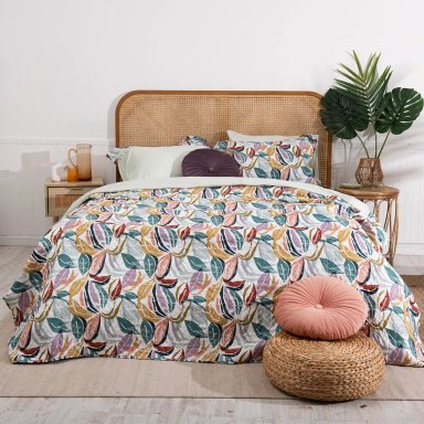 SET QUILT EST + SÁBANA LISA MASHINI 1.5 PLAZAS SOFÍA - 1
