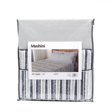 SET QUILT EST + SÁBANA LISA MASHINI KING PIANO - 6
