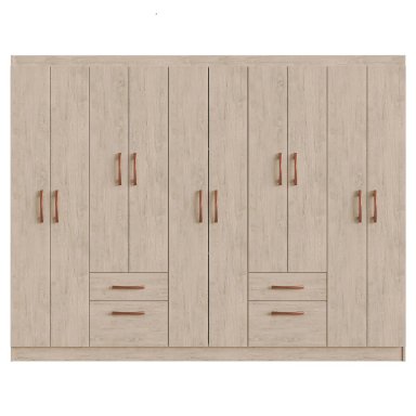 CLOSET DI PORETTI DESIGN MILI 10 PUERTAS 2 CAJONES BEIGE - 1